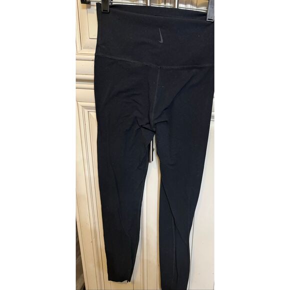 Nike Women's Dri-fit High Waisted Pull-on Athletic Leggings Black Small - Picture 1 of 8